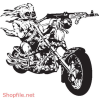 Vector Hình Xăm Decal Đầu Lâu Ấn Tượng