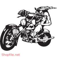 Vector Hình Xăm Decal Đầu Lâu Ấn Tượng