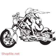Vector Hình Xăm Decal Moto Ấn Tượng