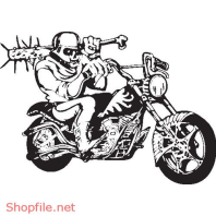 Vector Hình Xăm Decal Moto Ấn Tượng