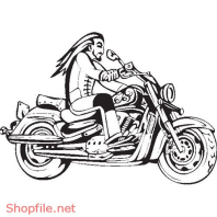 Vector Hình Xăm Decal Moto Ấn Tượng