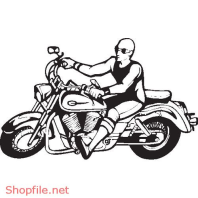Vector Hình Xăm Decal Moto Ấn Tượng