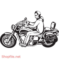 Vector Hình Xăm Decal Moto Ấn Tượng