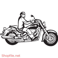 Vector Hình Xăm Decal Moto Ấn Tượng