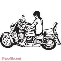 Vector Hình Xăm Decal Moto Ấn Tượng