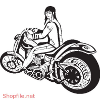 Vector Hình Xăm Decal Moto Ấn Tượng