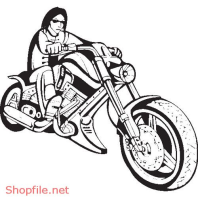 Vector Hình Xăm Decal Moto Ấn Tượng