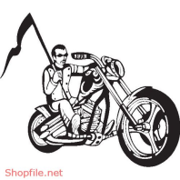 Vector Hình Xăm Decal Moto Ấn Tượng