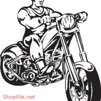 Vector Hình Xăm Decal Moto Ấn Tượng