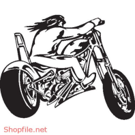 Vector Hình Xăm Decal Moto Ấn Tượng