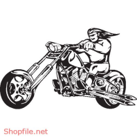 Vector Hình Xăm Decal Moto Ấn Tượng