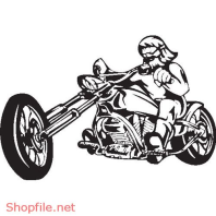 Vector Hình Xăm Decal Moto Ấn Tượng