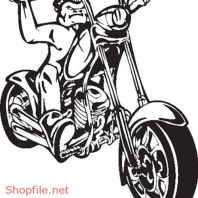 Vector Hình Xăm Decal Moto Ấn Tượng