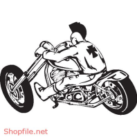 Vector Hình Xăm Decal Moto Ấn Tượng