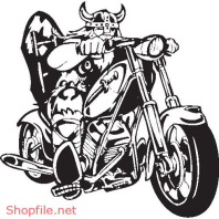 Vector Hình Xăm Decal Moto Ấn Tượng