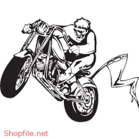 Vector Hình Xăm Decal Moto Ấn Tượng