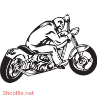 Vector Hình Xăm Decal Moto Ấn Tượng