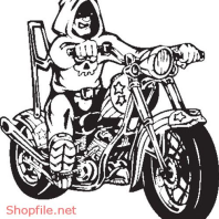 Vector Hình Xăm Decal Moto Ấn Tượng