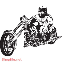 Vector Hình Xăm Decal Moto Ấn Tượng