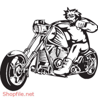 Vector Hình Xăm Decal Moto Ấn Tượng