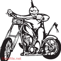 Vector Hình Xăm Decal Moto Ấn Tượng