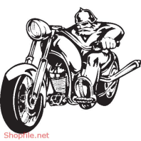 Vector Hình Xăm Decal Moto Ấn Tượng