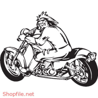 Vector Hình Xăm Decal Moto Ấn Tượng