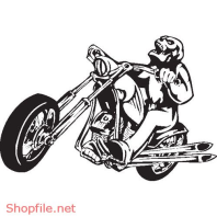 Vector Hình Xăm Decal Moto Ấn Tượng