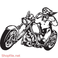 Vector Hình Xăm Decal Moto Ấn Tượng