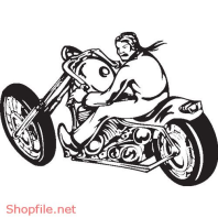 Vector Hình Xăm Decal Moto Ấn Tượng