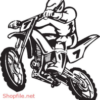 Vector Hình Xăm Decal Moto Ấn Tượng