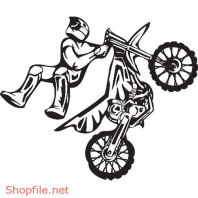 Vector Hình Xăm Decal Moto Ấn Tượng