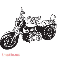 Vector Hình Xăm Decal Moto Ấn Tượng