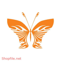 Vector Hình Xăm Decal Bươm Bướm Ấn Tượng