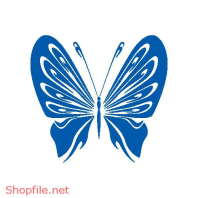 Vector Hình Xăm Decal Bươm Bướm Ấn Tượng