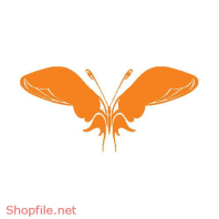 Vector Hình Xăm Decal Bươm Bướm Ấn Tượng