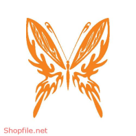 Vector Hình Xăm Decal Bươm Bướm Ấn Tượng