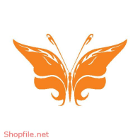 Vector Hình Xăm Decal Bươm Bướm Ấn Tượng