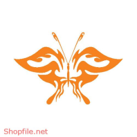 Vector Hình Xăm Decal Bươm Bướm Ấn Tượng