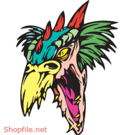 Vector Hình Xăm Decal Rồng Đẹp