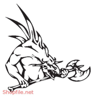 Vector Hình Xăm Decal Rồng Đẹp