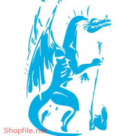 Vector Hình Xăm Decal Rồng Đẹp