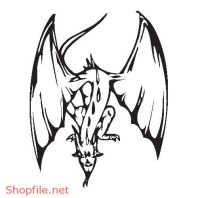 Vector Hình Xăm Decal Rồng Đẹp