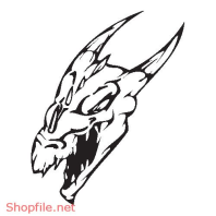 Vector Hình Xăm Decal Rồng Đẹp