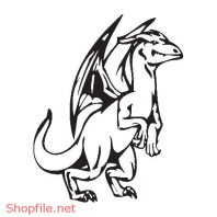 Vector Hình Xăm Decal Rồng Đẹp