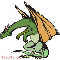 Vector Hình Xăm Decal Rồng Đẹp