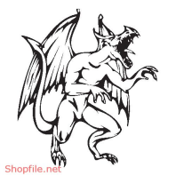Vector Hình Xăm Decal Rồng Đẹp