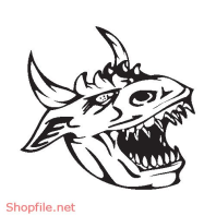 Vector Hình Xăm Decal Rồng Đẹp