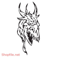 Vector Hình Xăm Decal Rồng Đẹp