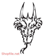 Vector Hình Xăm Decal Rồng Đẹp